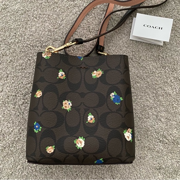 NEW COACH Mini Town Bucket Bag Vintage Rose - Picture 3 of 8